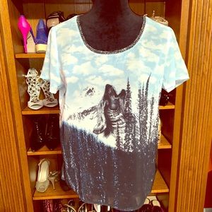 Maison Scotch see through top